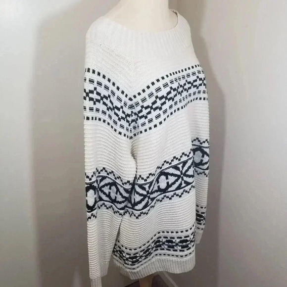 {Chaps} 🆕️ PLUS SIZE Fairisle Sweater - Picture 4 of 9